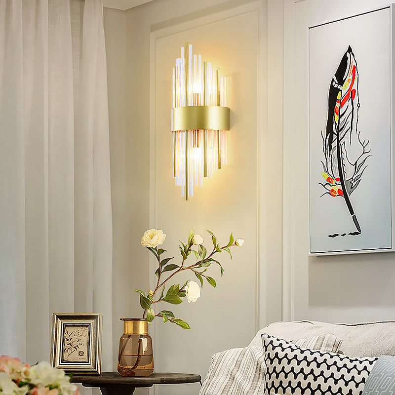 Elegant Crystal Wall Light Fixture