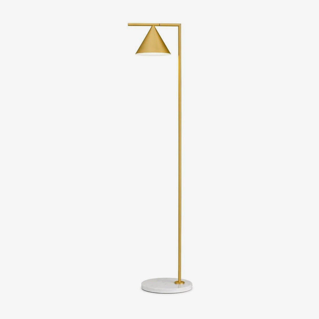Minimalist Floor Lamp – Conical Rotating Diffuser