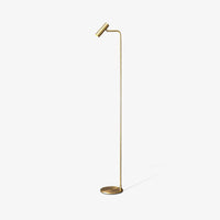 Minimalist Angled Cylindrical Floor Lamp – LED