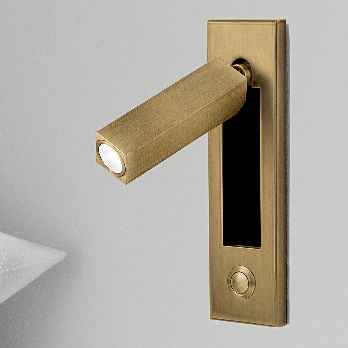 Minimalist Wall Sconce with Adjustable Cylindrical LED
