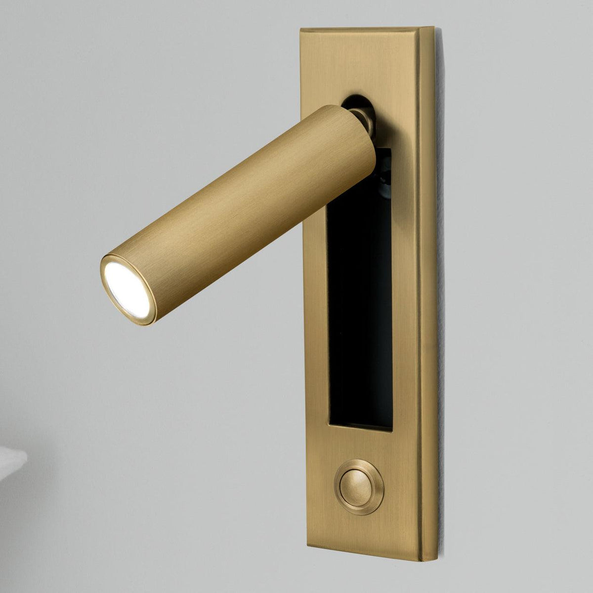 Minimalist Wall Sconce with Adjustable Cylindrical LED