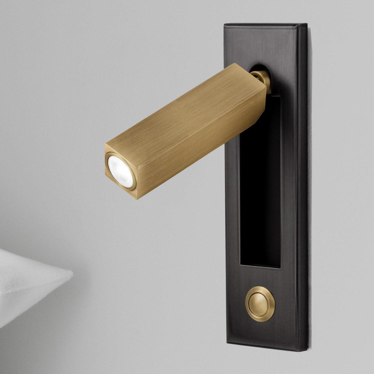 Minimalist Wall Sconce with Adjustable Cylindrical LED