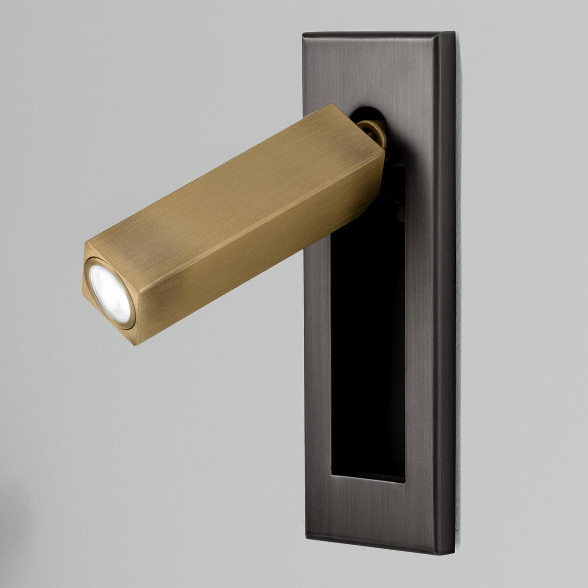 Minimalist Wall Sconce with Adjustable Cylindrical LED