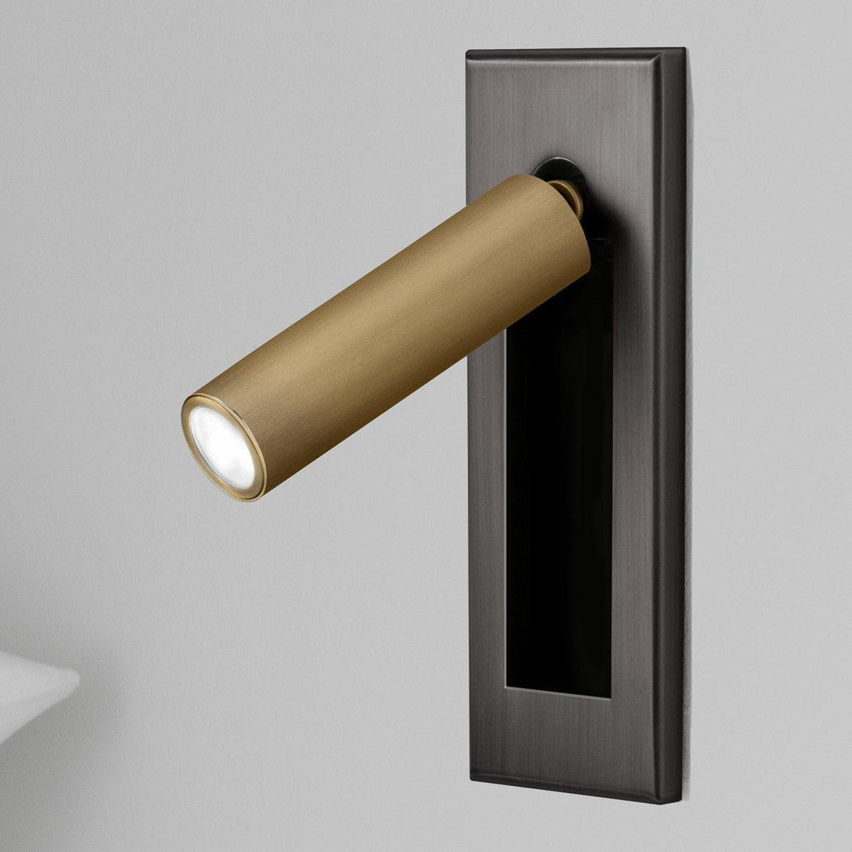 Minimalist Wall Sconce with Adjustable Cylindrical LED