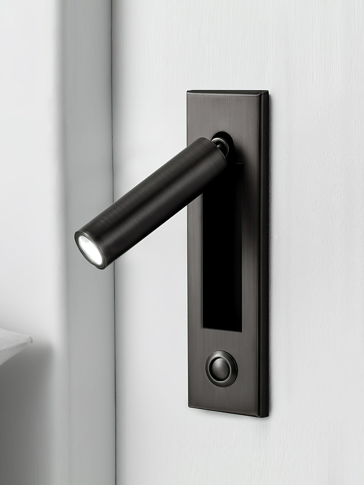 Minimalist Wall Sconce with Adjustable Cylindrical LED