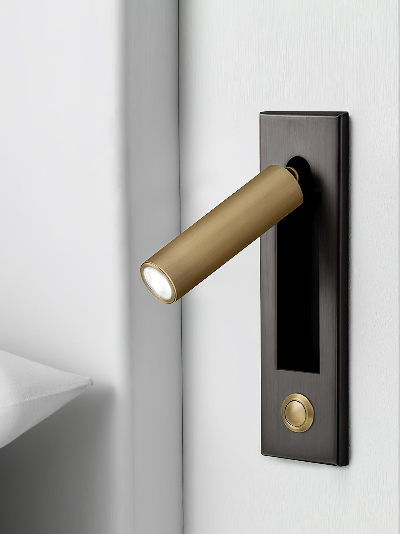 Minimalist Wall Sconce with Adjustable Cylindrical LED