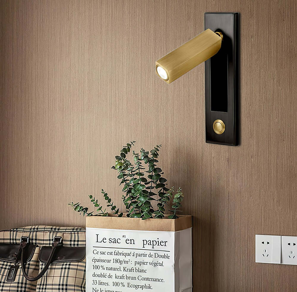 Minimalist Wall Sconce with Adjustable Cylindrical LED