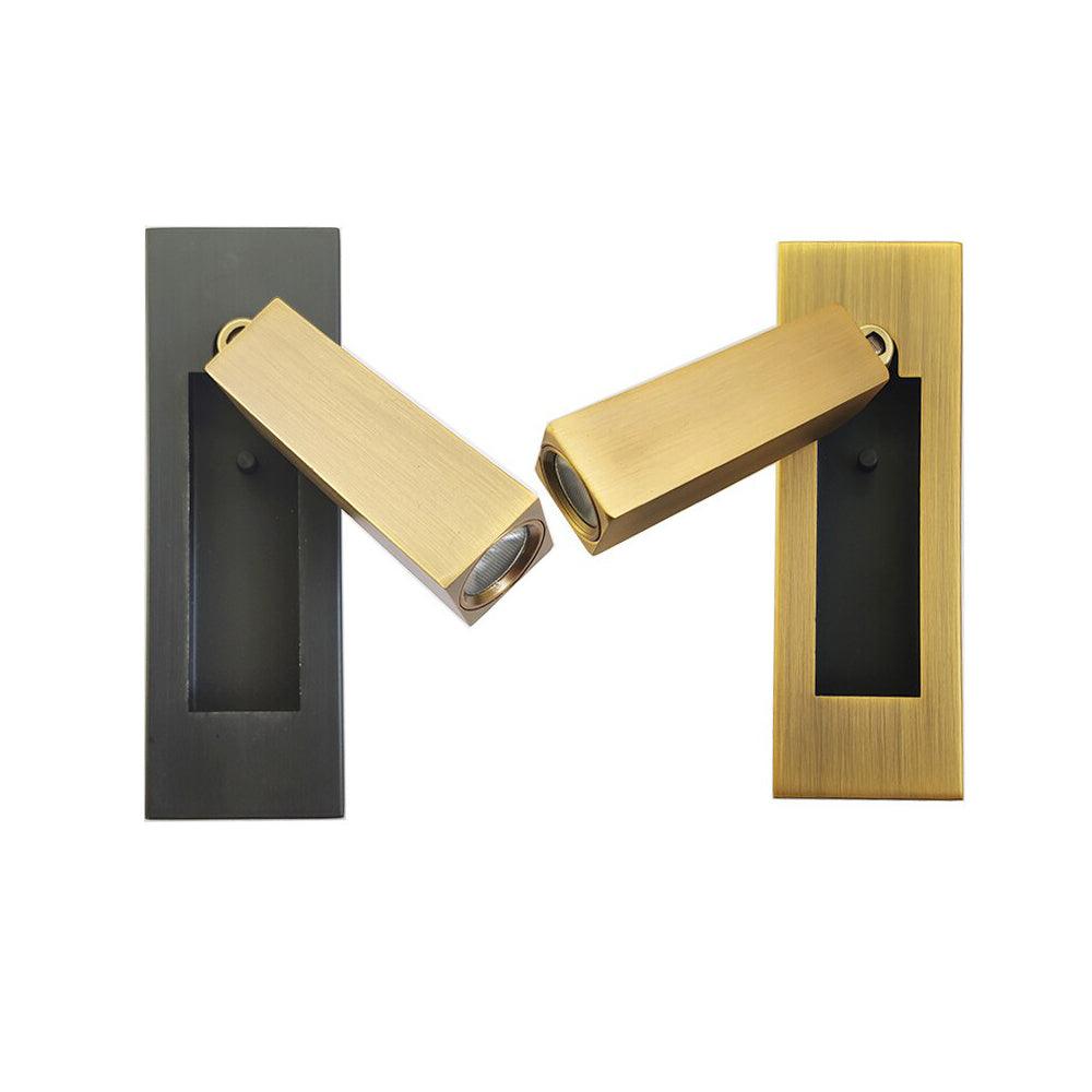 Minimalist Wall Sconce with Adjustable Cylindrical LED