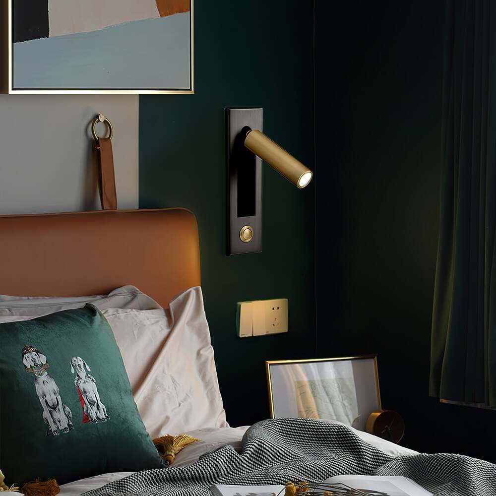 Minimalist Wall Sconce with Adjustable Cylindrical LED