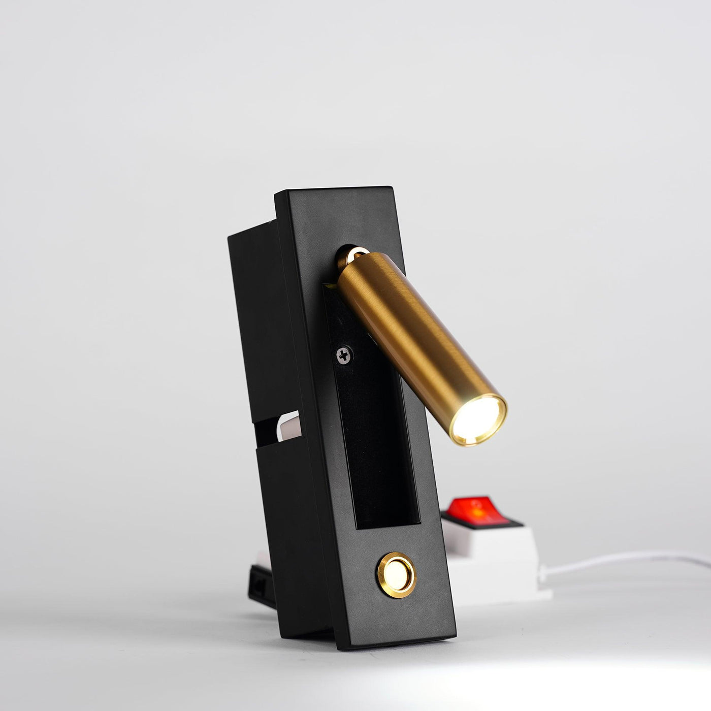 Minimalist Wall Sconce with Adjustable Cylindrical LED
