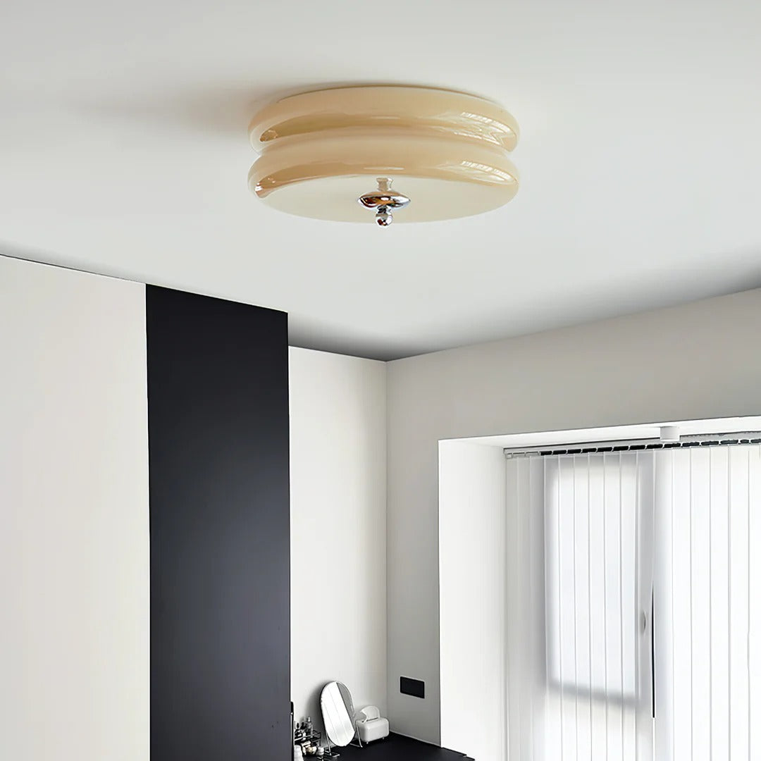 Flush Mount LED Light with Minimalist Disc-Design