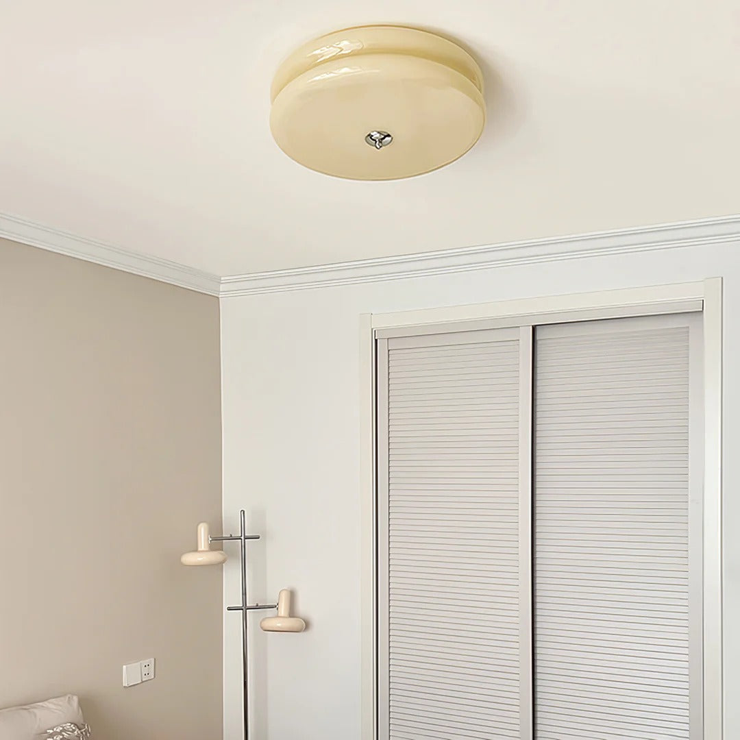Flush Mount LED Light with Minimalist Disc-Design
