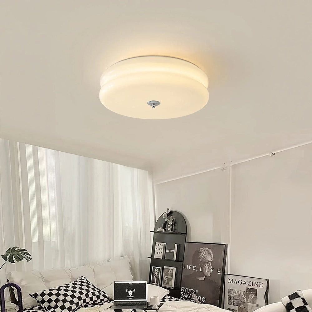 Flush Mount LED Light with Minimalist Disc-Design