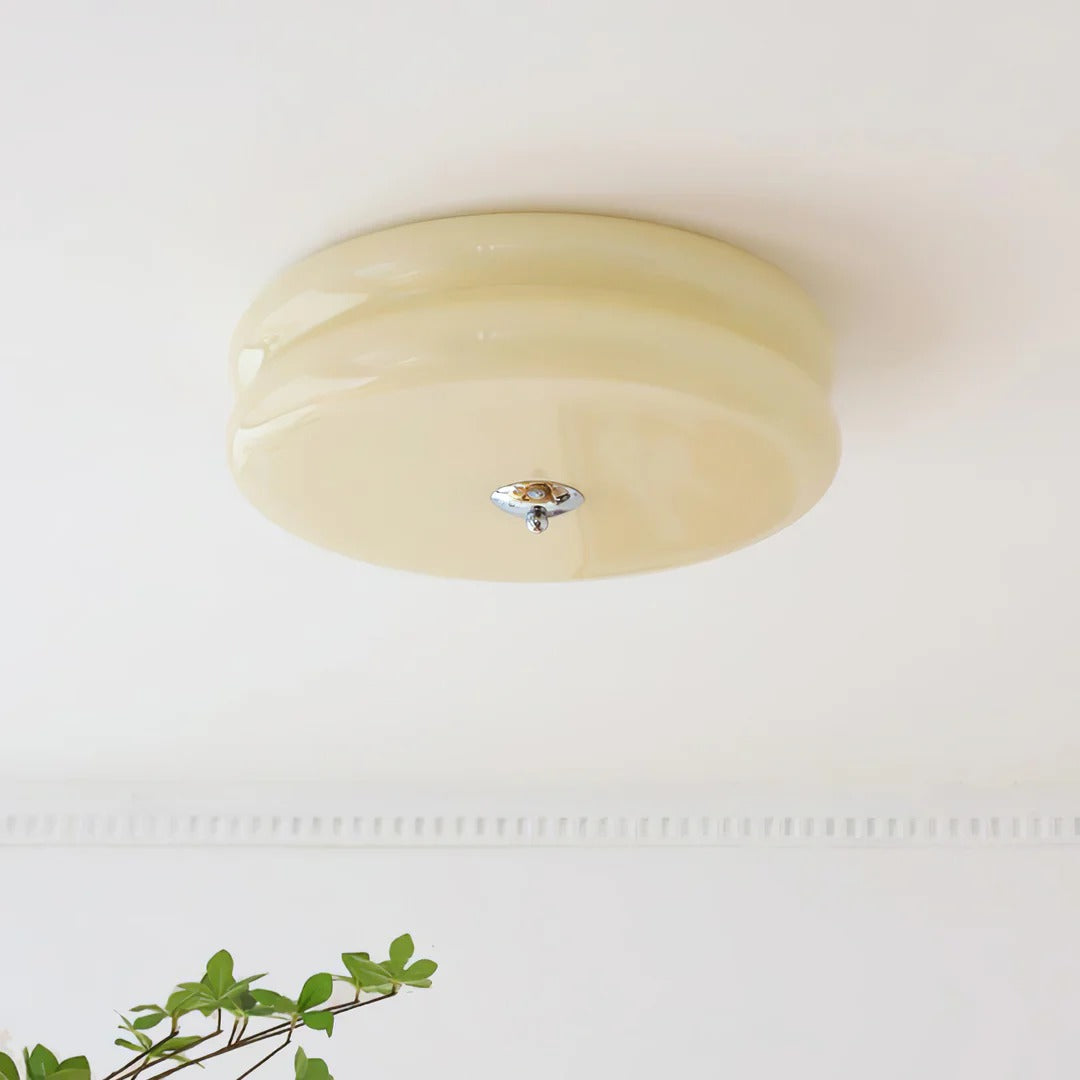 Flush Mount LED Light with Minimalist Disc-Design