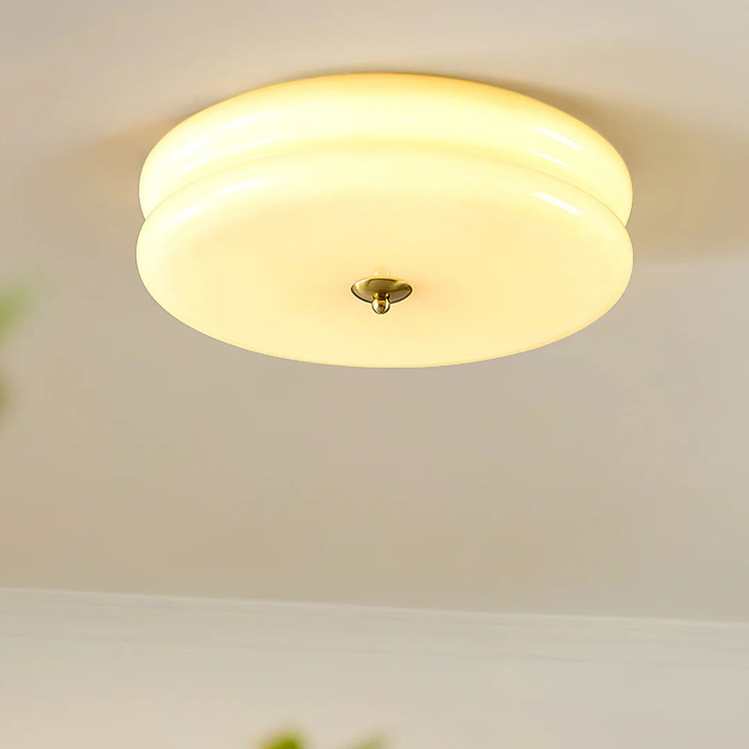 Flush Mount LED Light with Minimalist Disc-Design