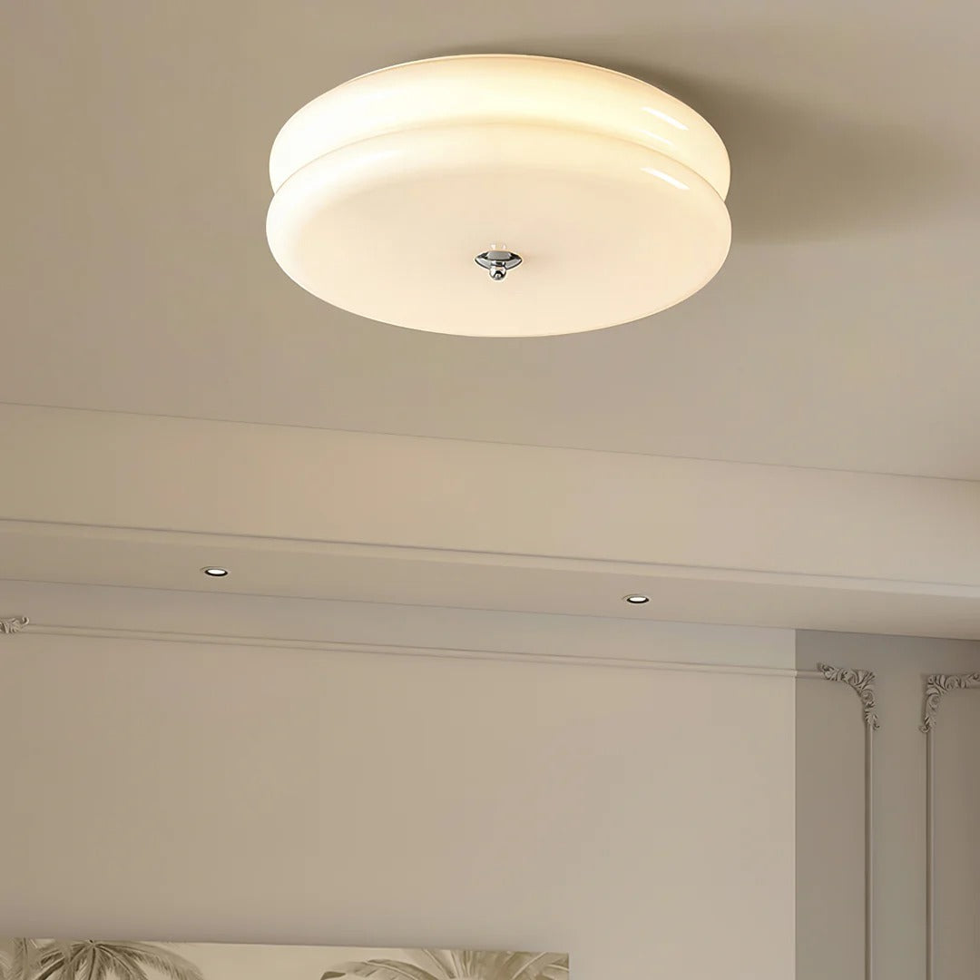 Flush Mount LED Light with Minimalist Disc-Design