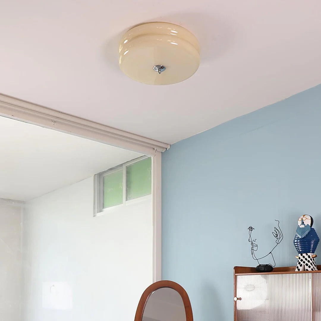 Flush Mount LED Light with Minimalist Disc-Design