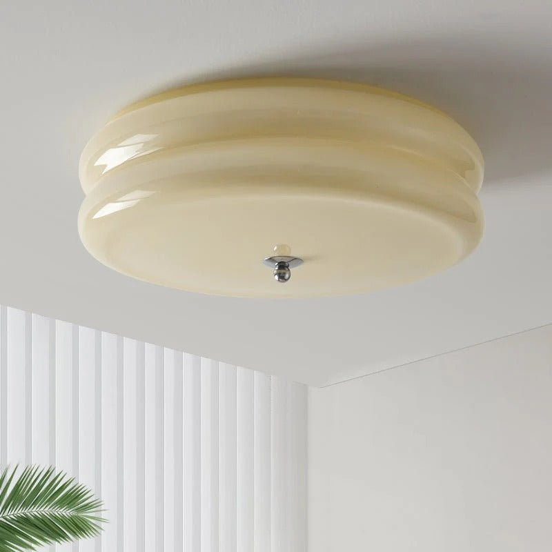 Flush Mount LED Light with Minimalist Disc-Design