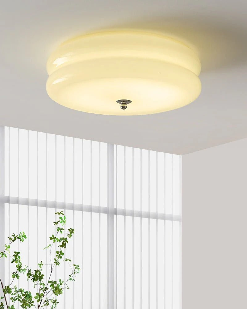 Flush Mount LED Light with Minimalist Disc-Design