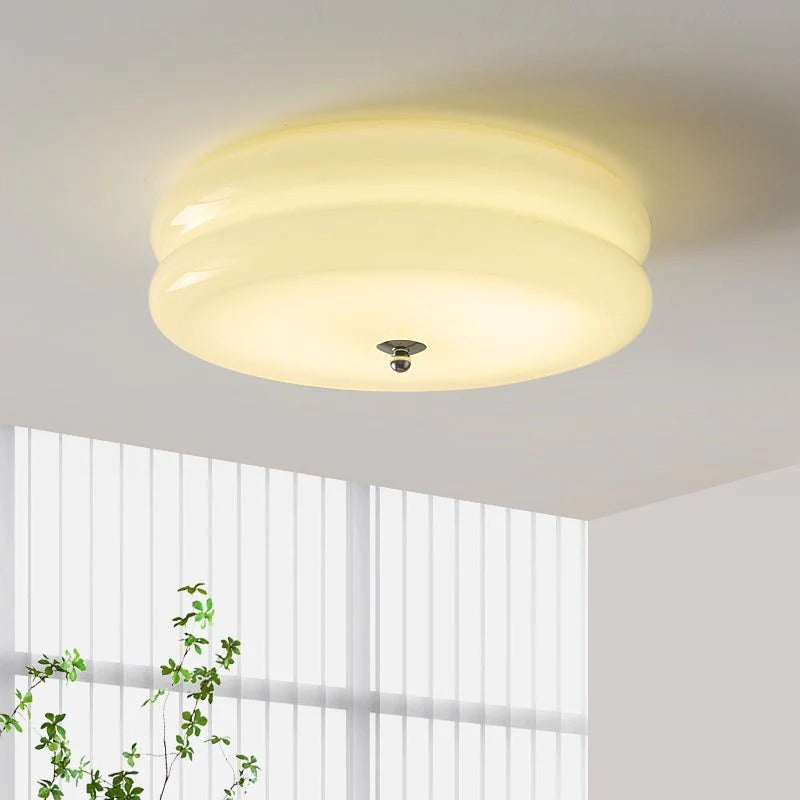 Flush Mount LED Light with Minimalist Disc-Design