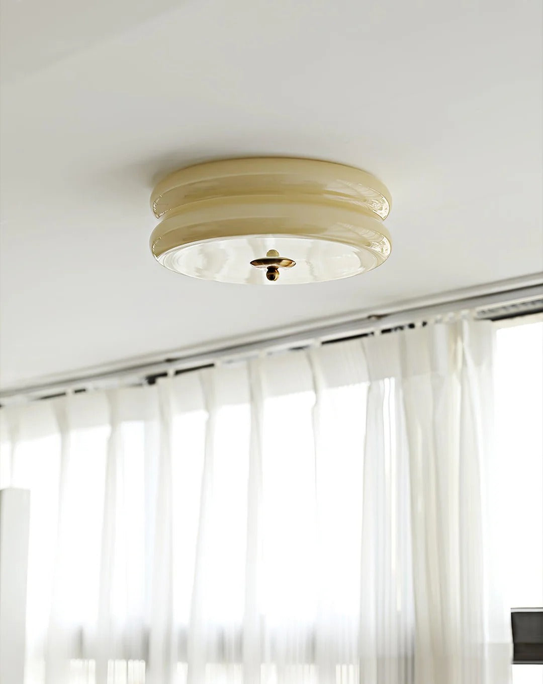 Flush Mount LED Light with Minimalist Disc-Design