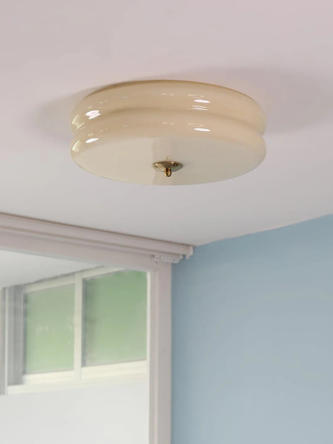 Flush Mount LED Light with Minimalist Disc-Design