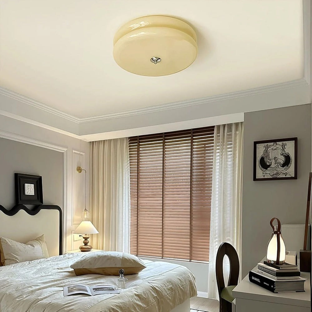 Flush Mount LED Light with Minimalist Disc-Design