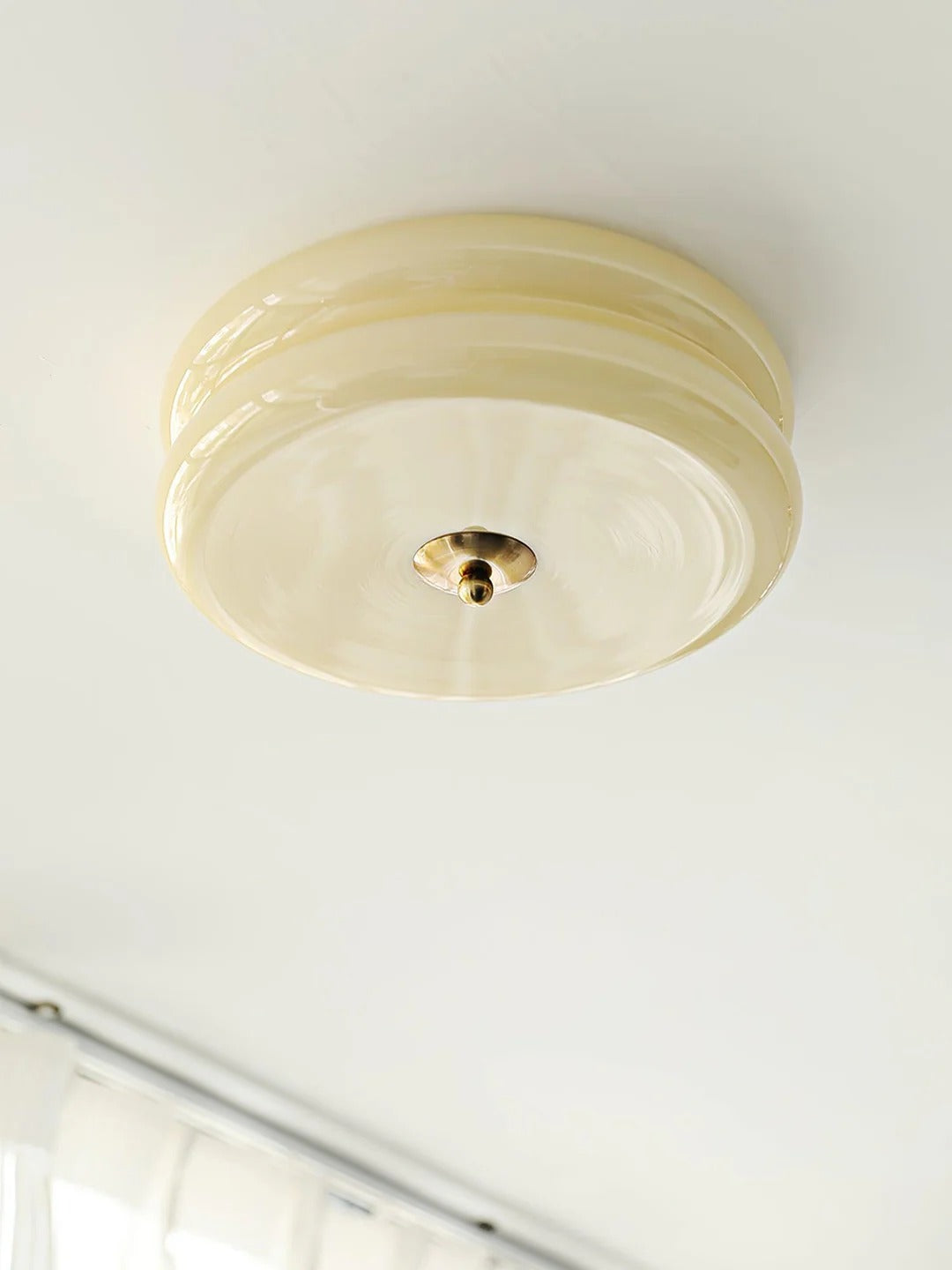 Flush Mount LED Light with Minimalist Disc-Design