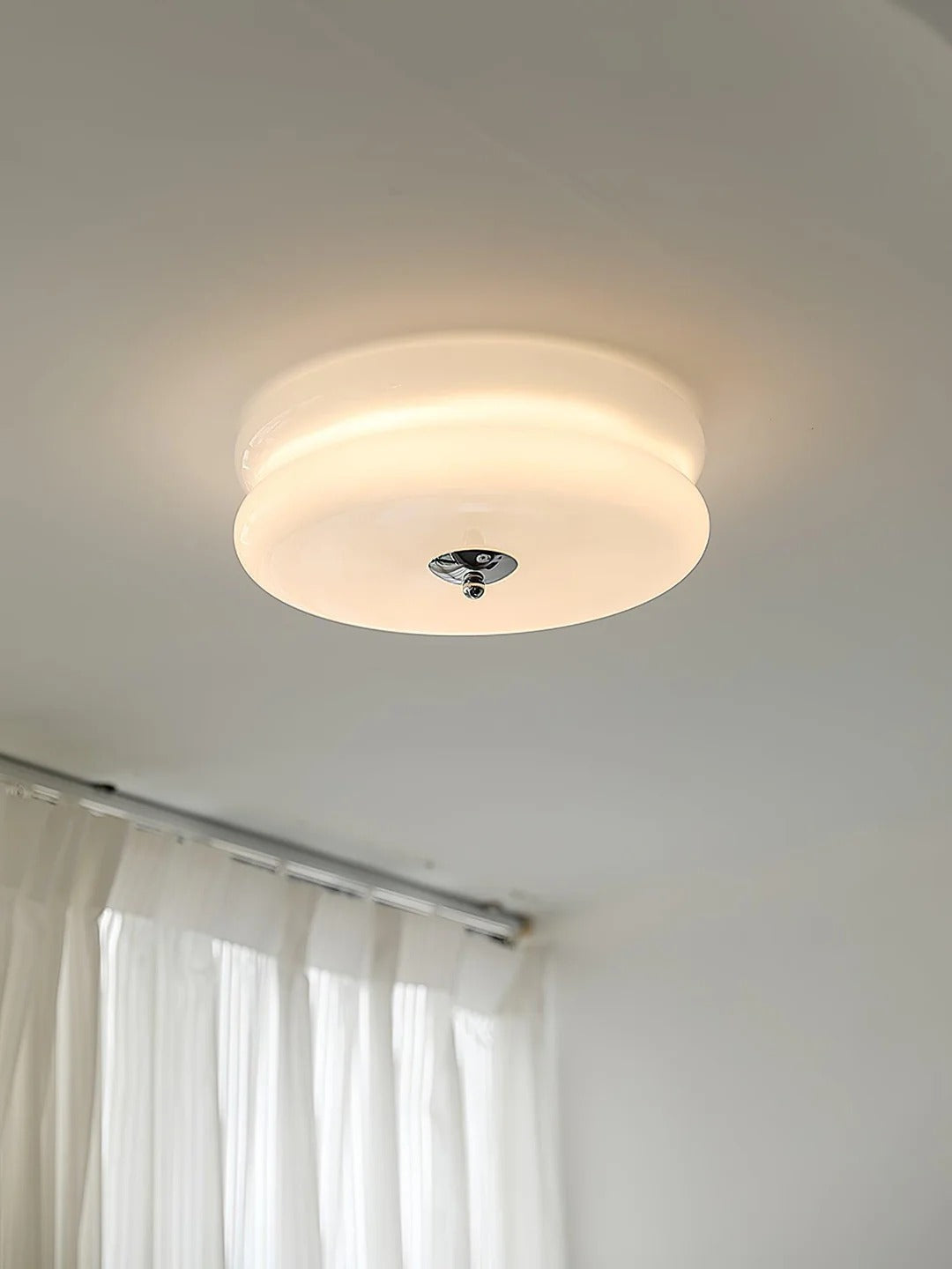 Flush Mount LED Light with Minimalist Disc-Design