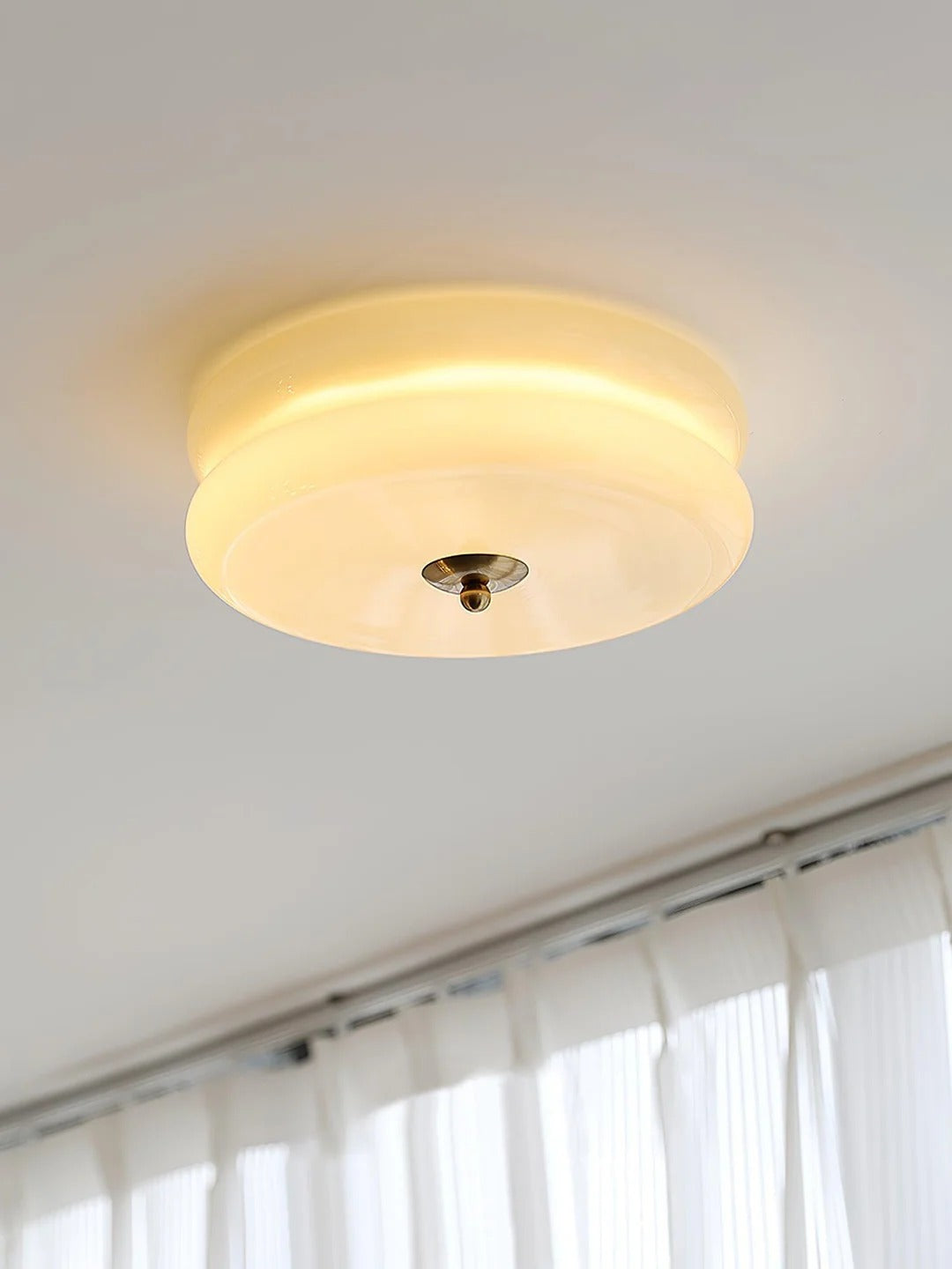 Flush Mount LED Light with Minimalist Disc-Design