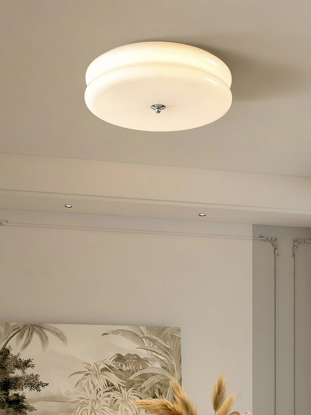Flush Mount LED Light with Minimalist Disc-Design