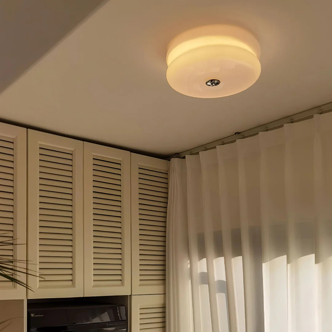 Flush Mount LED Light with Minimalist Disc-Design