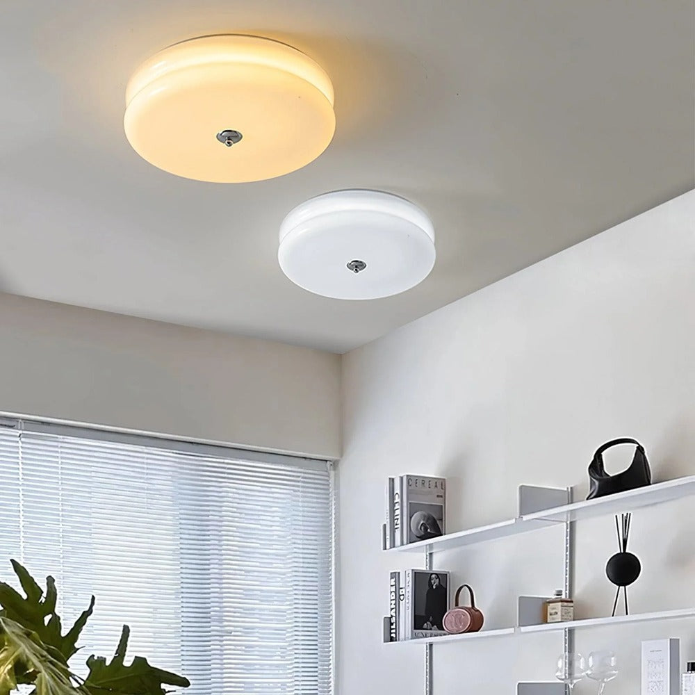 Flush Mount LED Light with Minimalist Disc-Design