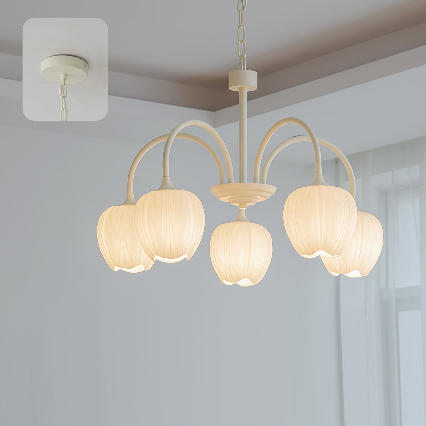 Multi-Arm Chandelier for Eclectic Ambiance