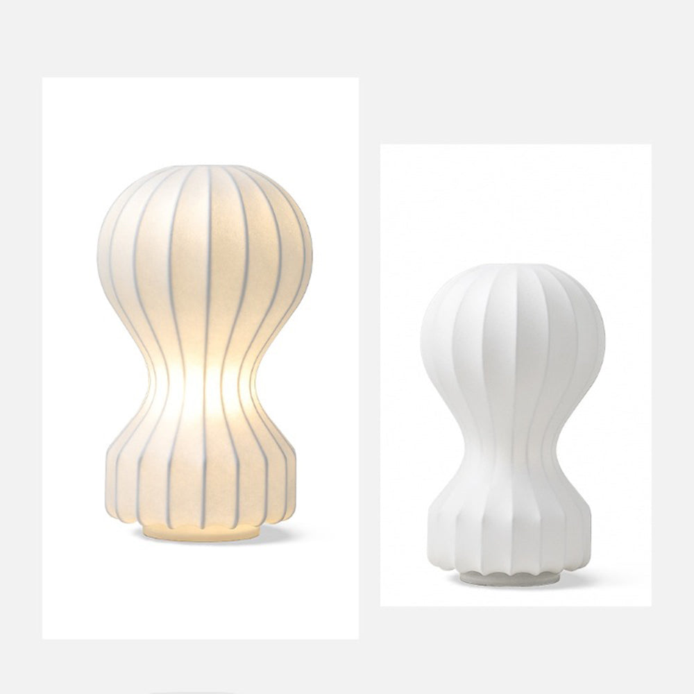 Minimalist Spherical-to-Cylindrical Table Lamp