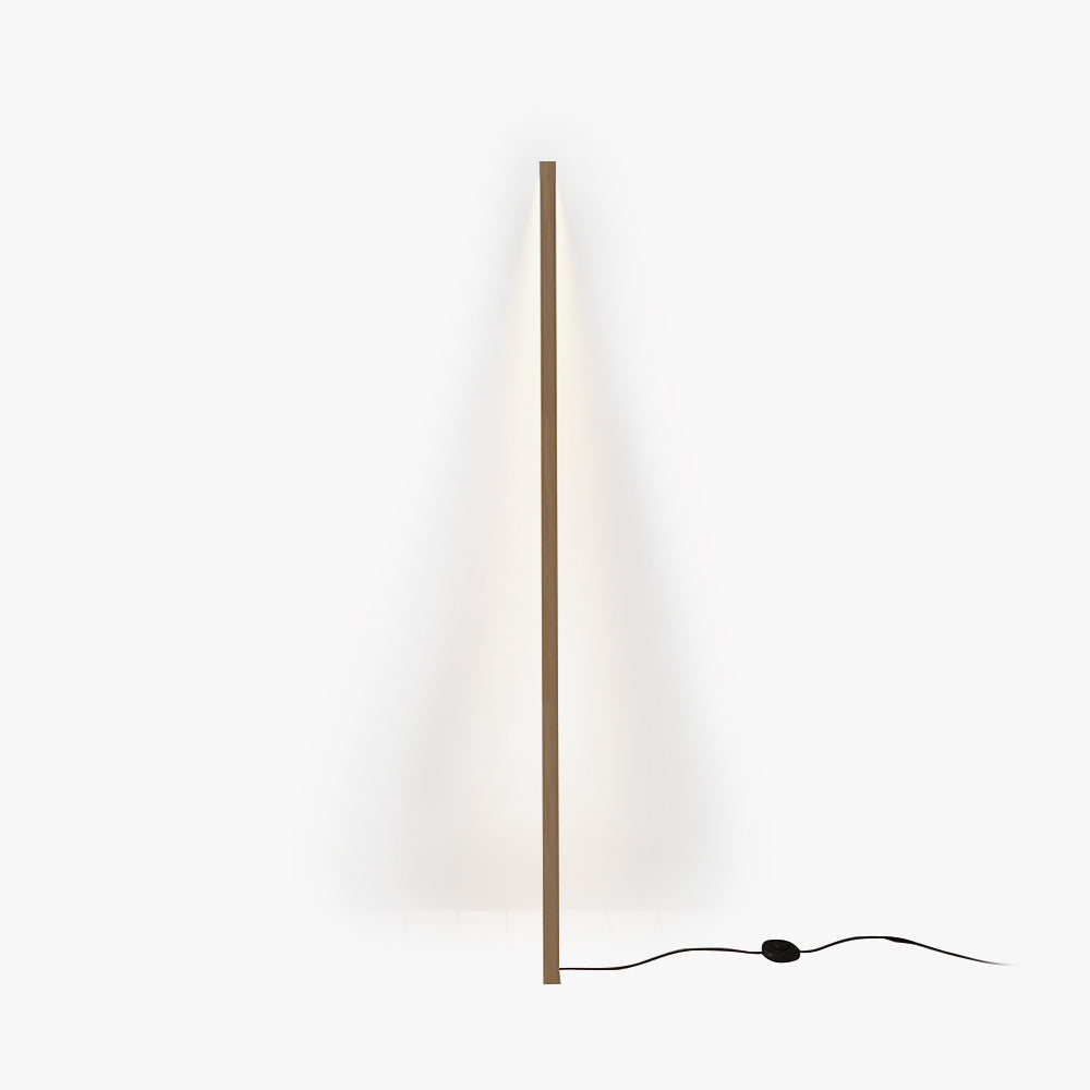 Minimalist Rectangular Floor Lamp with Integrated LED