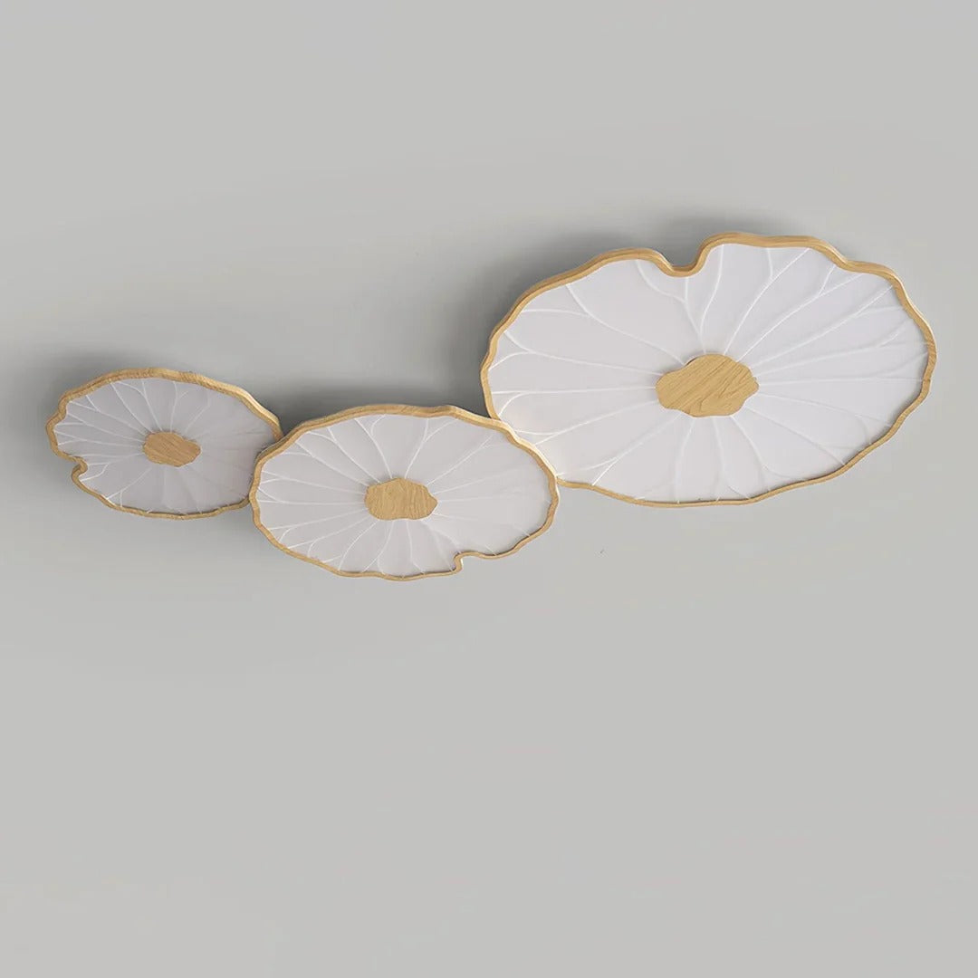 Organic Irregular Leaf-Like LED Flush Mount Light