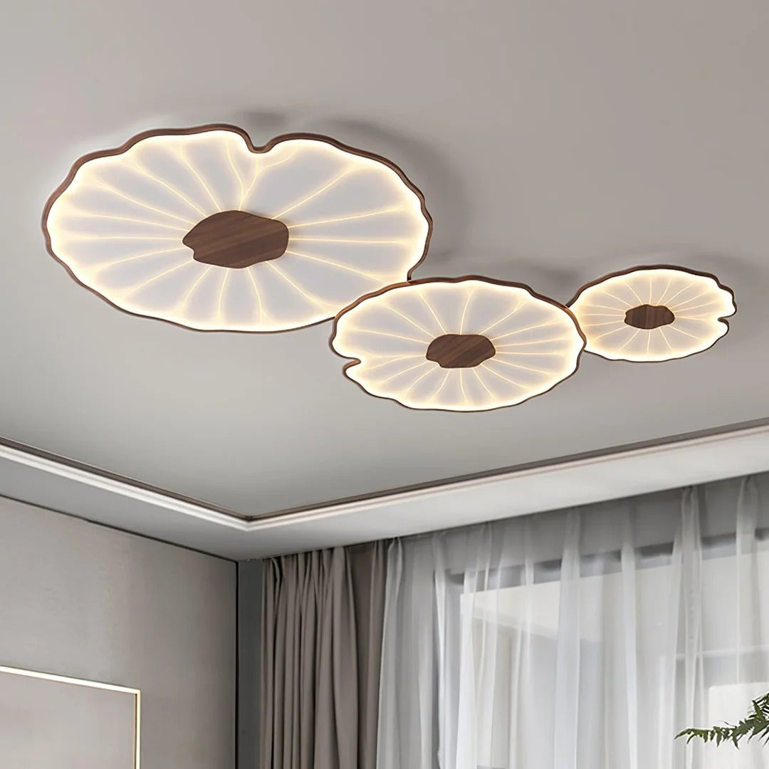 Organic Irregular Leaf-Like LED Flush Mount Light