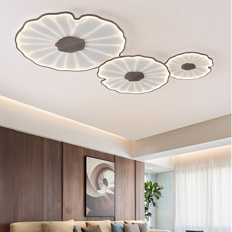 Organic Irregular Leaf-Like LED Flush Mount Light