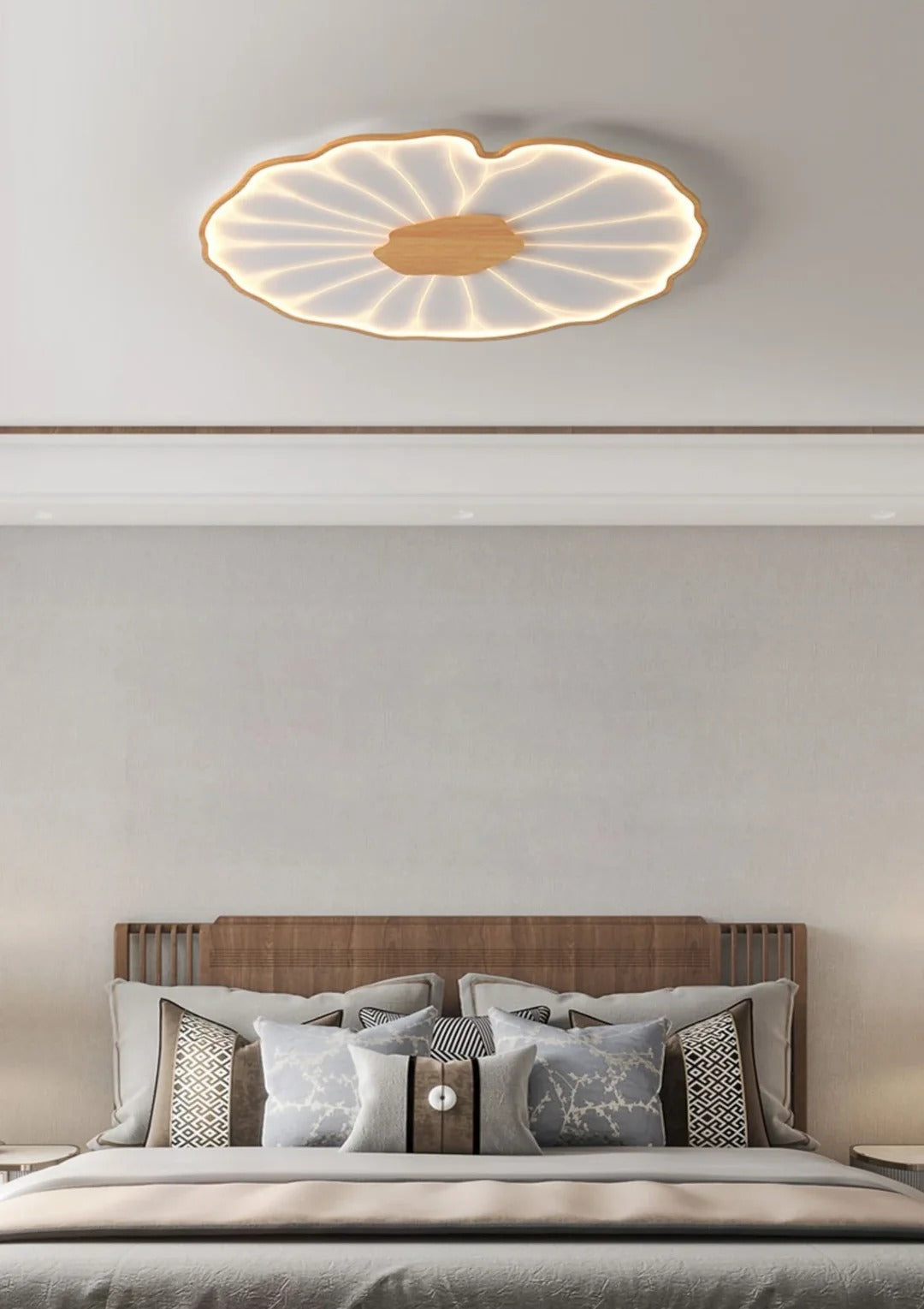 Organic Irregular Leaf-Like LED Flush Mount Light