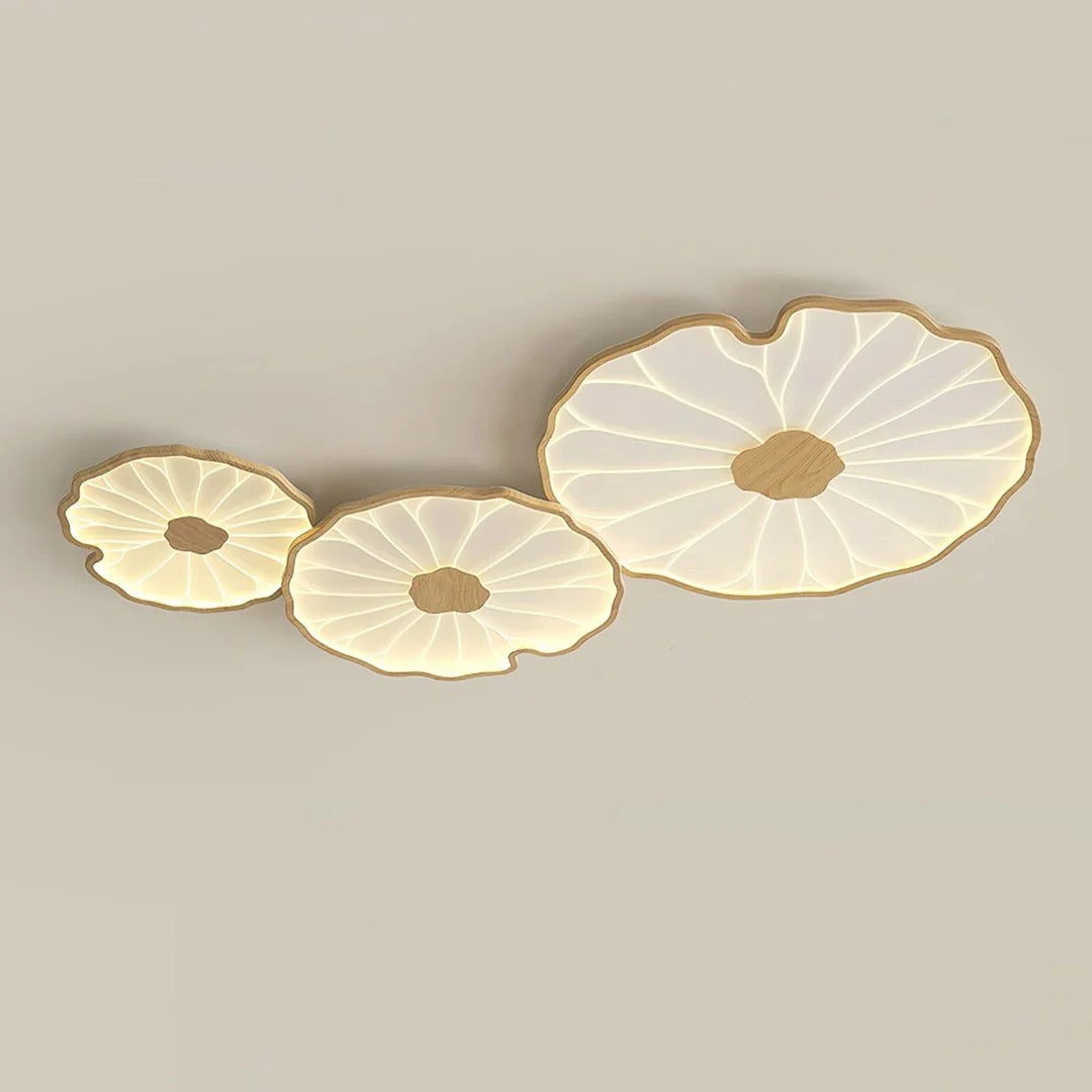 Organic Irregular Leaf-Like LED Flush Mount Light