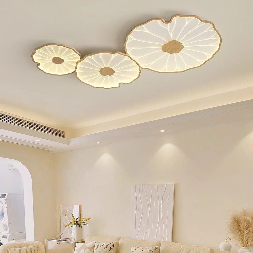 Organic Irregular Leaf-Like LED Flush Mount Light