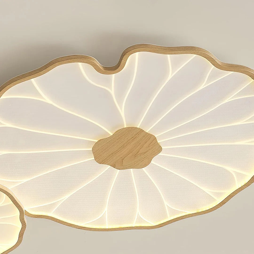 Organic Irregular Leaf-Like LED Flush Mount Light
