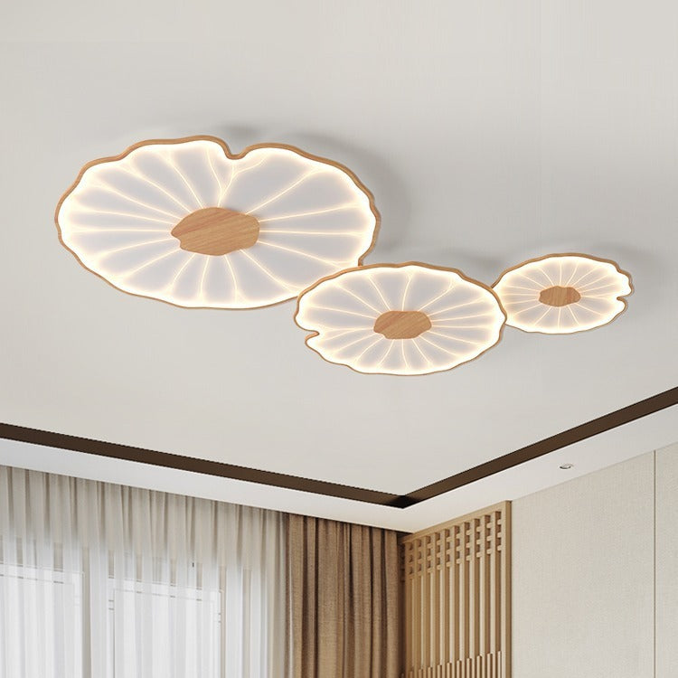 Organic Irregular Leaf-Like LED Flush Mount Light