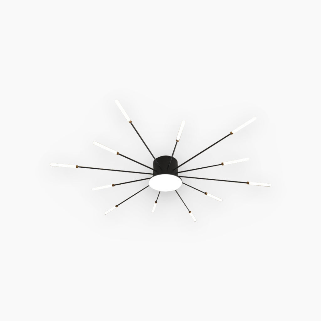 Modern Ceiling Light: Dynamic Fireworks Design