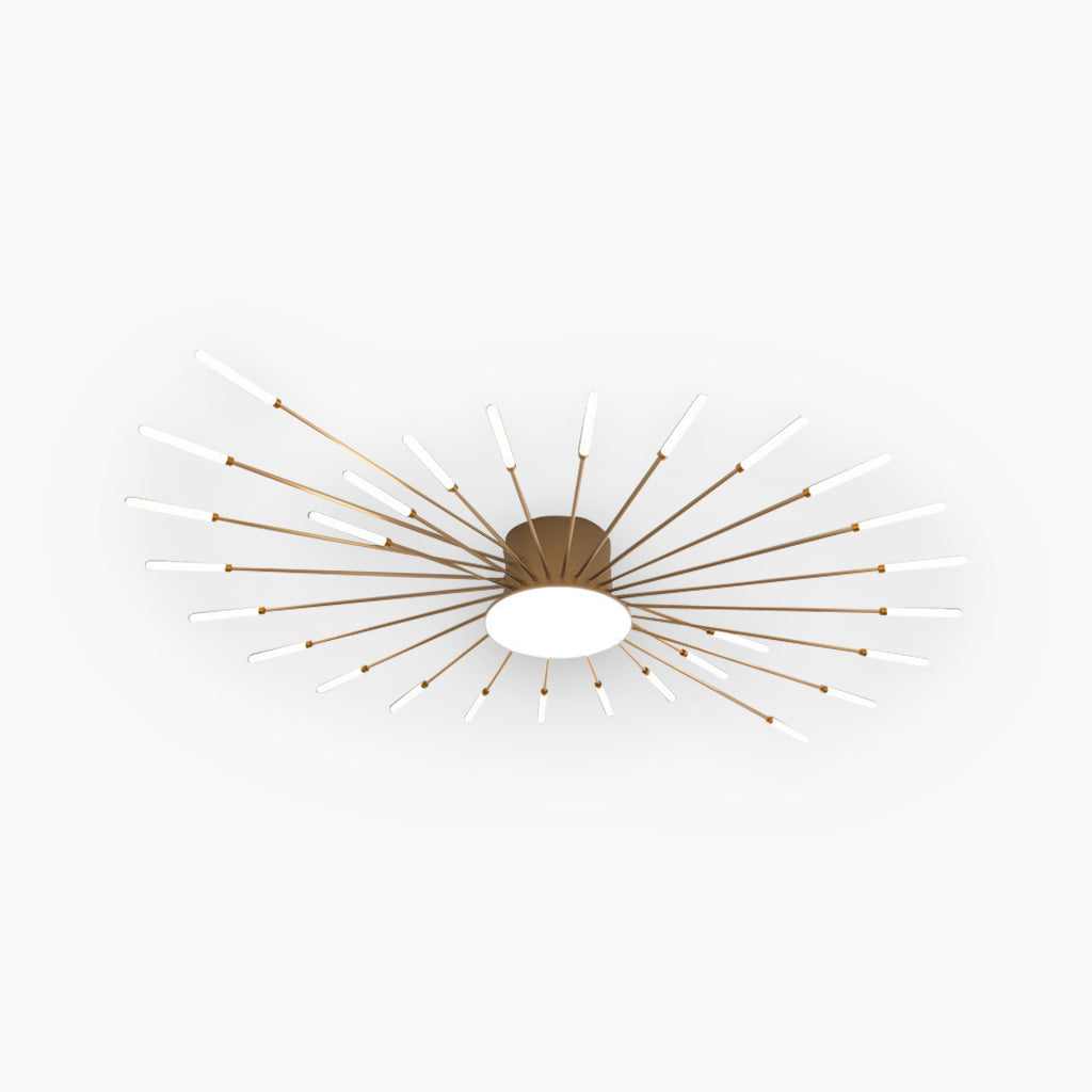 Modern Ceiling Light: Dynamic Fireworks Design
