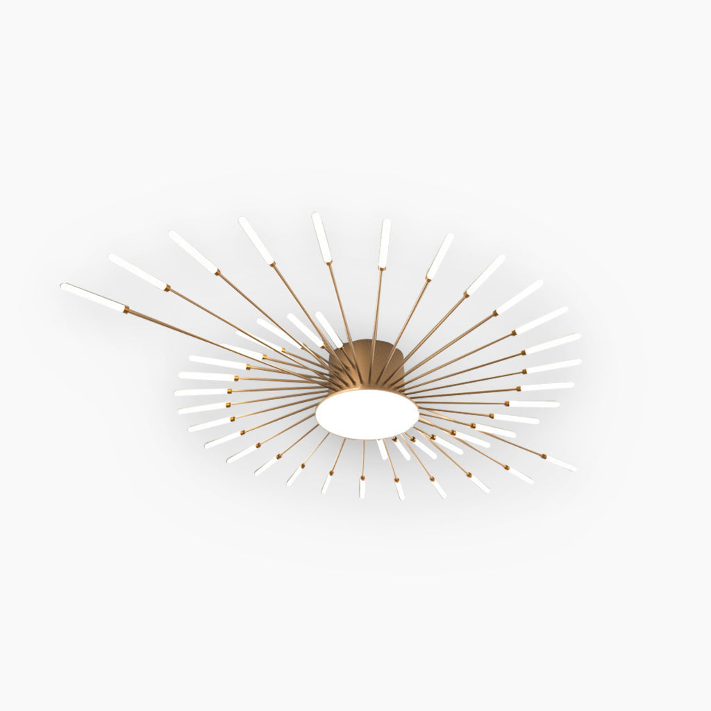 Modern Ceiling Light: Dynamic Fireworks Design
