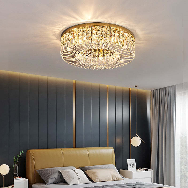 Art Deco Flush Mount Fixture Cylindrical Form