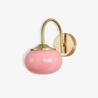 Art Deco Wall Sconce – Curved Spherical Design