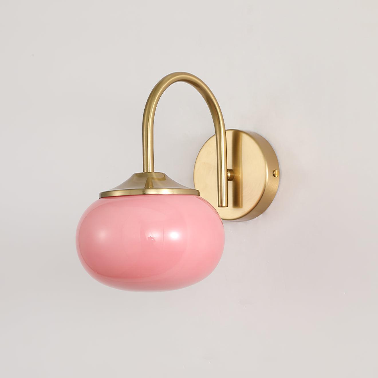 Art Deco Wall Sconce – Curved Spherical Design